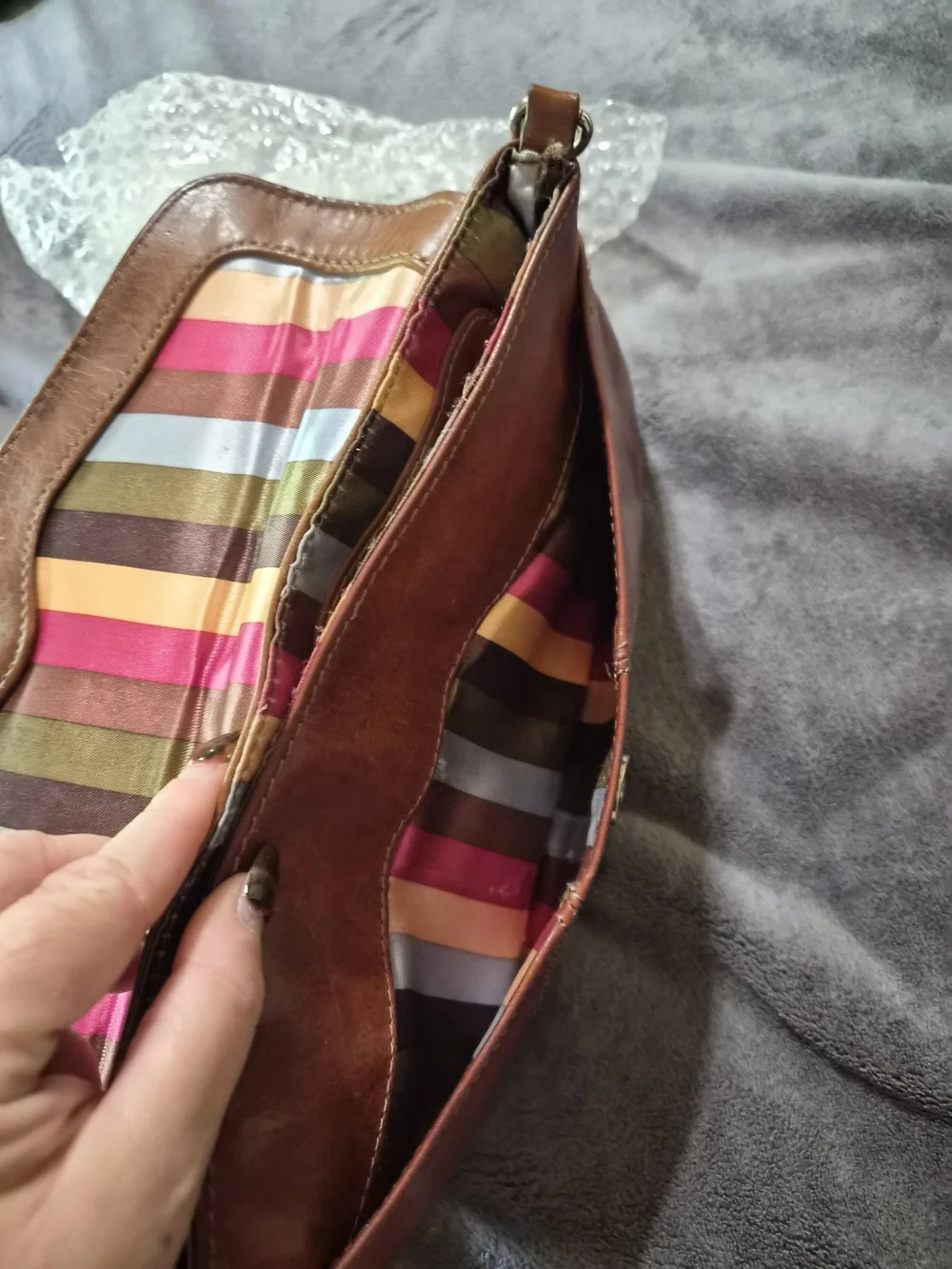 Vintage CLARKS Convertible Shoulder/ Clutch Bag